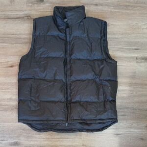 Men's Black Puffer Vest